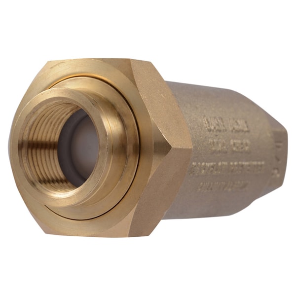 Cash Acme BF-1 Series 3/4 in. FPT X 3/4 in. FPT Brass Check Valve Back Flow Preventer BF13434 - main